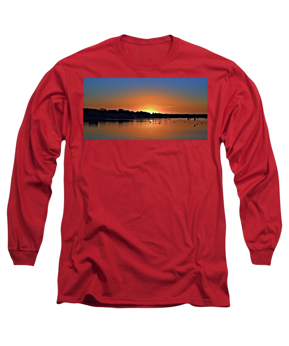 Sunrise Long Sleeve T-Shirt featuring the photograph October Morning by Bruce Gannon