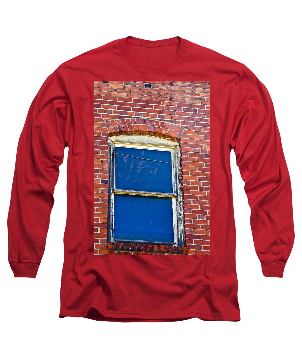 Building Long Sleeve T-Shirt featuring the photograph Old Brick Building by Diana Hatcher