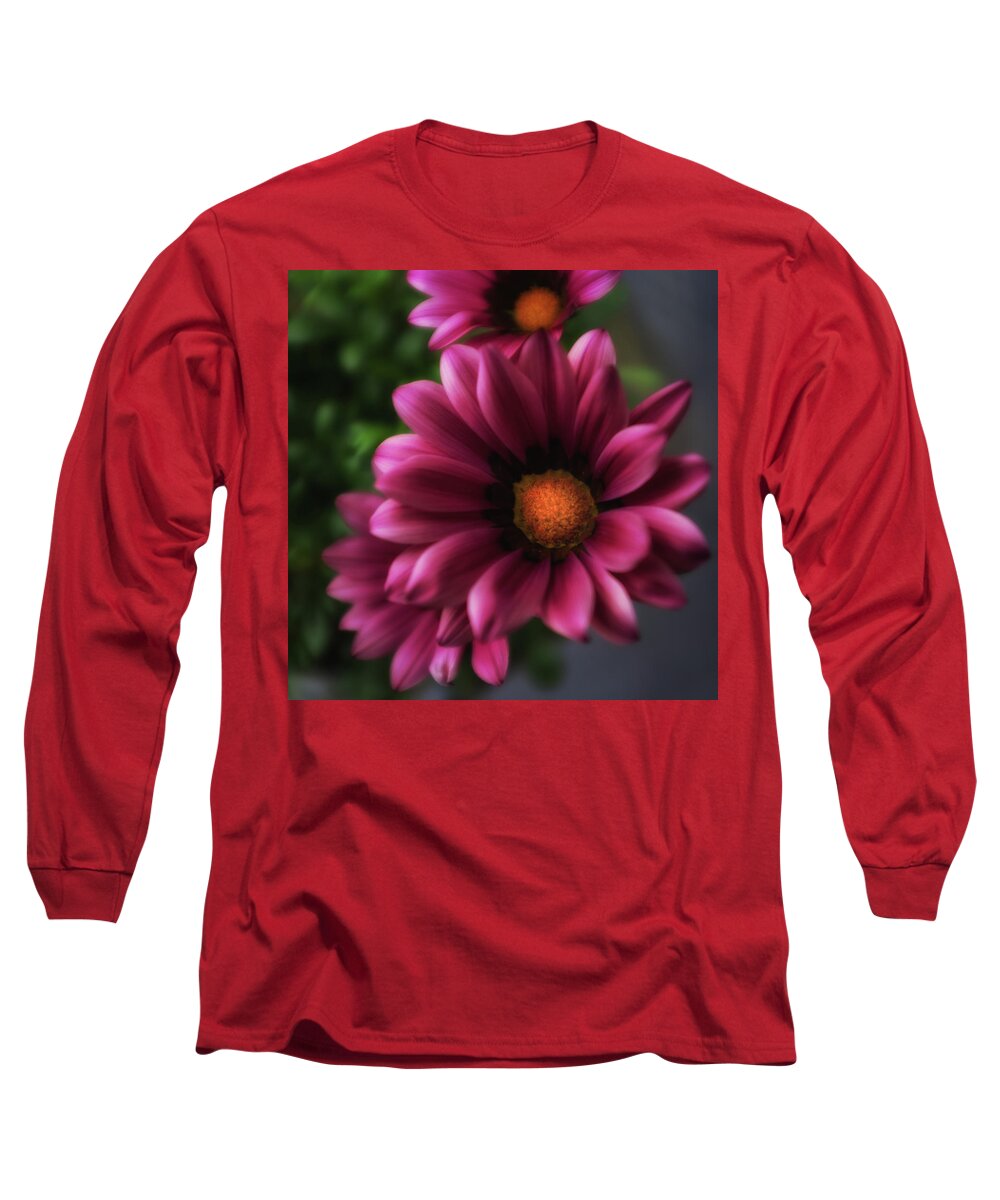Flower Long Sleeve T-Shirt featuring the photograph Purple Glow Flower by Ron White