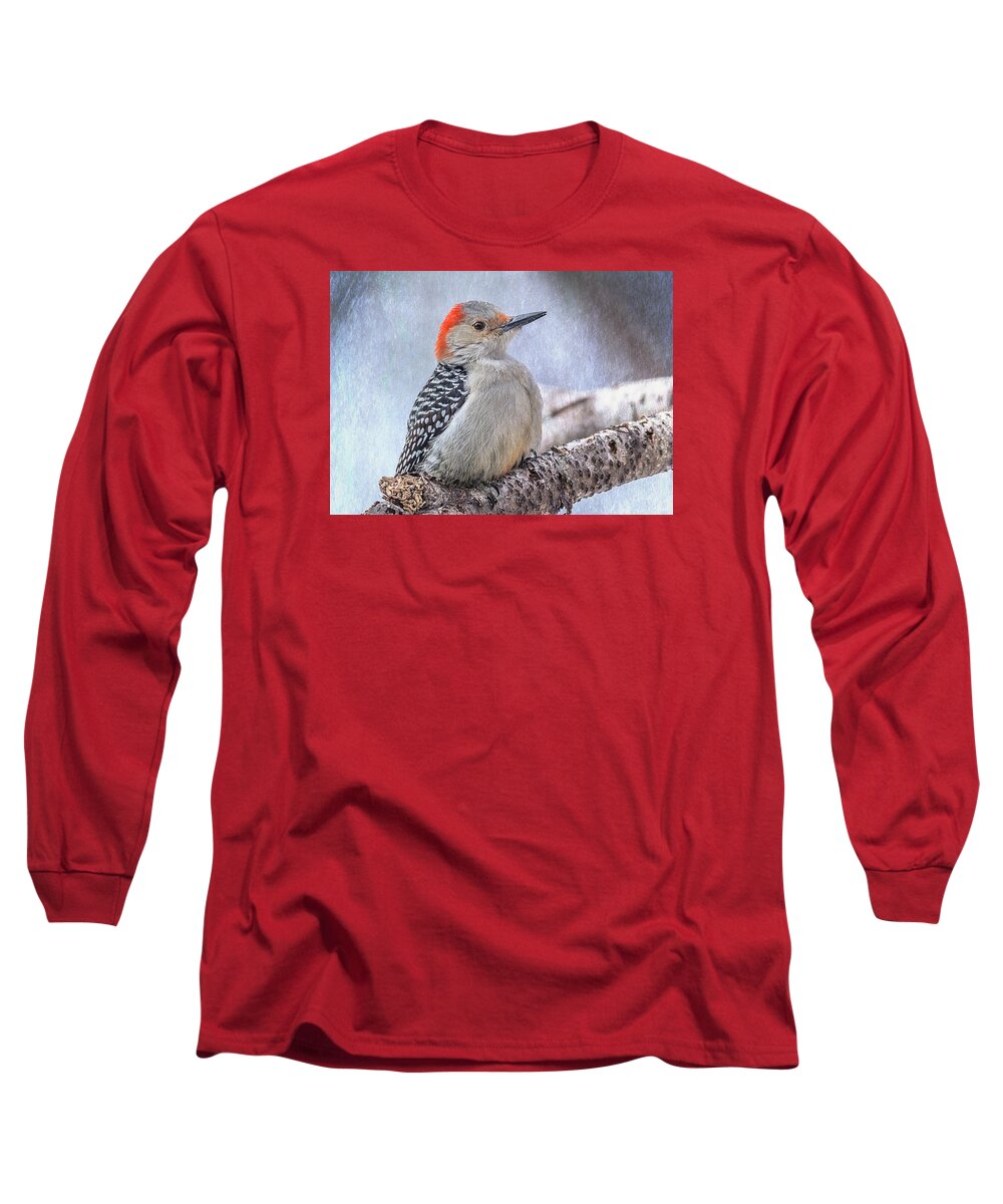 Woodpecker Long Sleeve T-Shirt featuring the photograph Red-bellied Woodpecker by Patti Deters