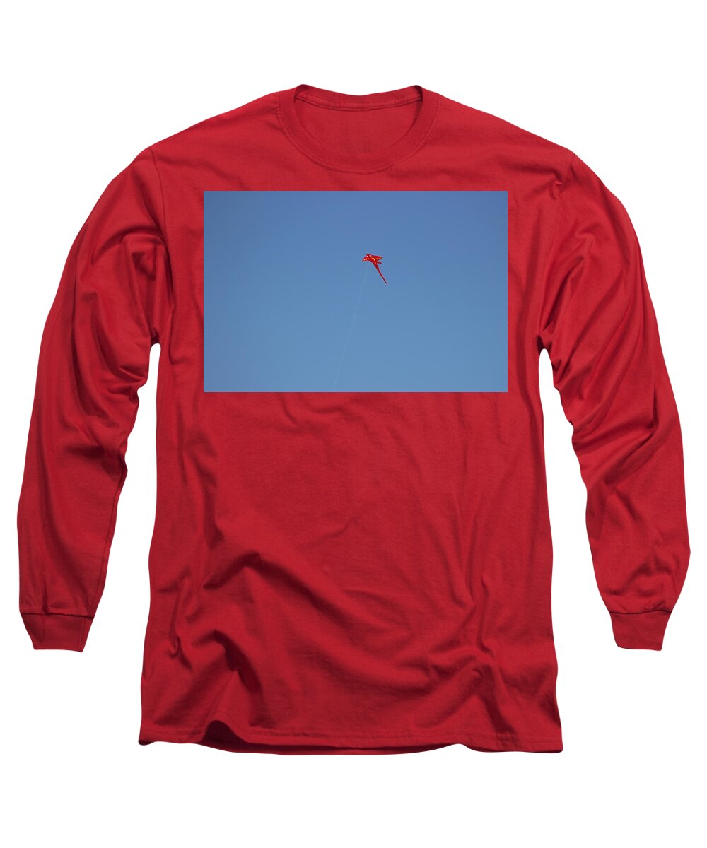 Flying Stingray Long Sleeve T-Shirt featuring the photograph Red Flying Stingray by Colleen Cornelius