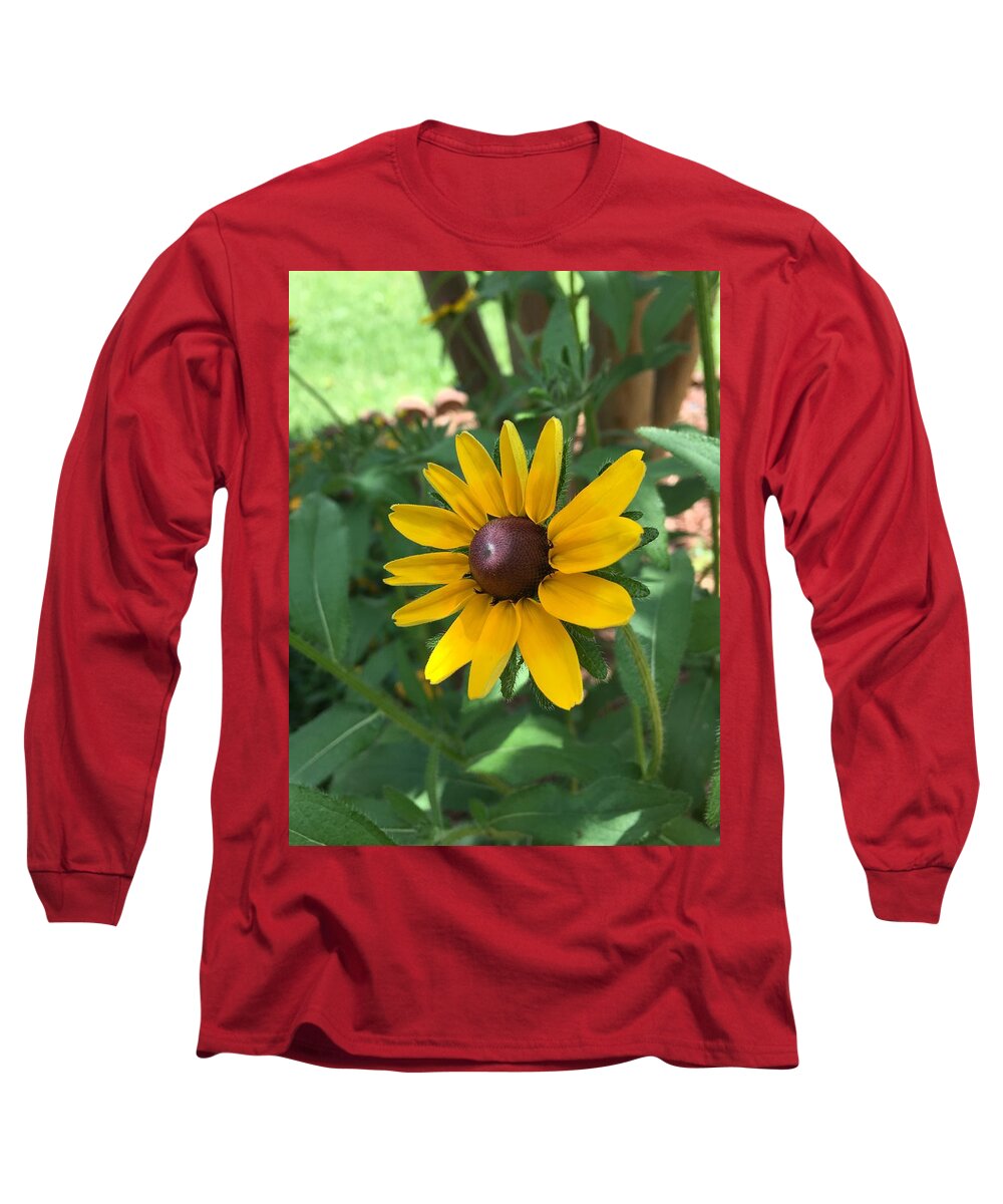 Sunflower Long Sleeve T-Shirt featuring the photograph Rise and Shine by Pamela Henry