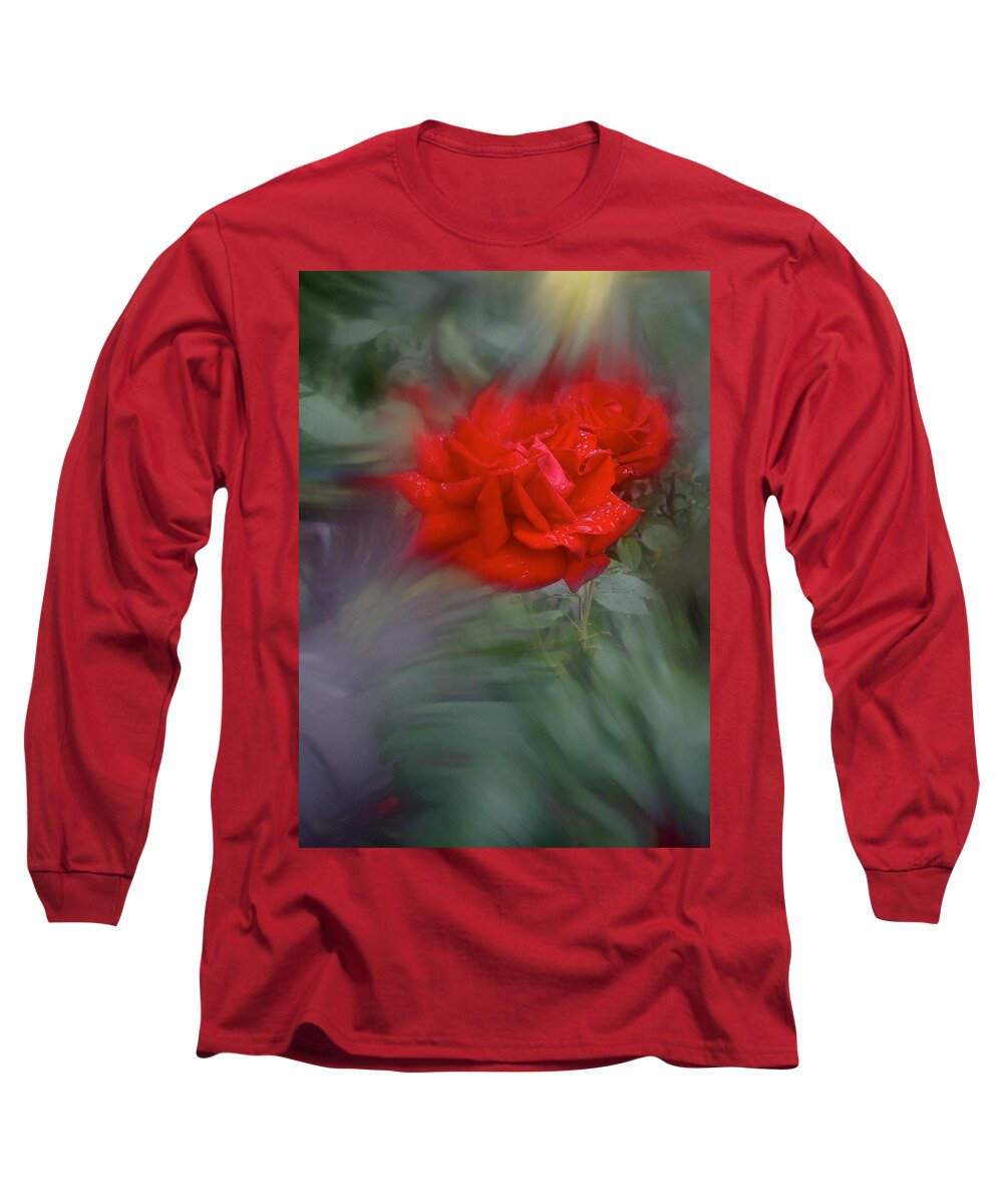 Rose Long Sleeve T-Shirt featuring the photograph Rose Aug 2016 by Richard Cummings