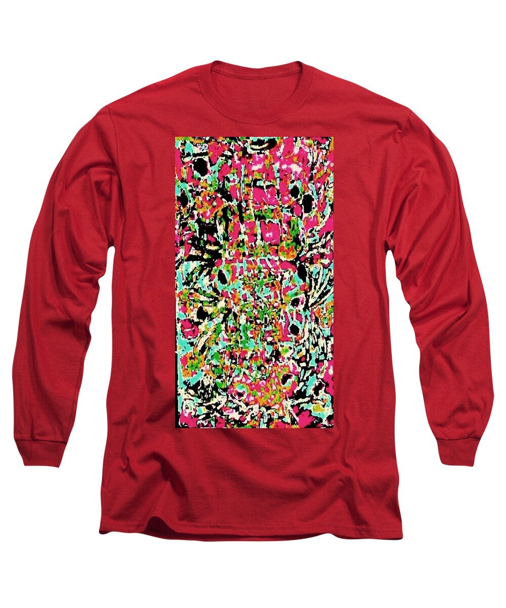 Scattered Long Sleeve T-Shirt featuring the pastel Scattered 3 by Brenae Cochran