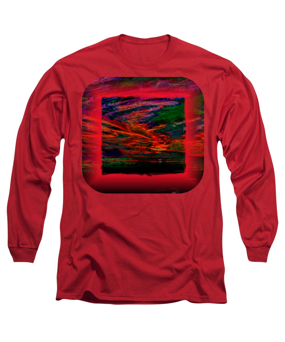 Sky Long Sleeve T-Shirt featuring the photograph Technicolor Sunset 2 by John M Bailey
