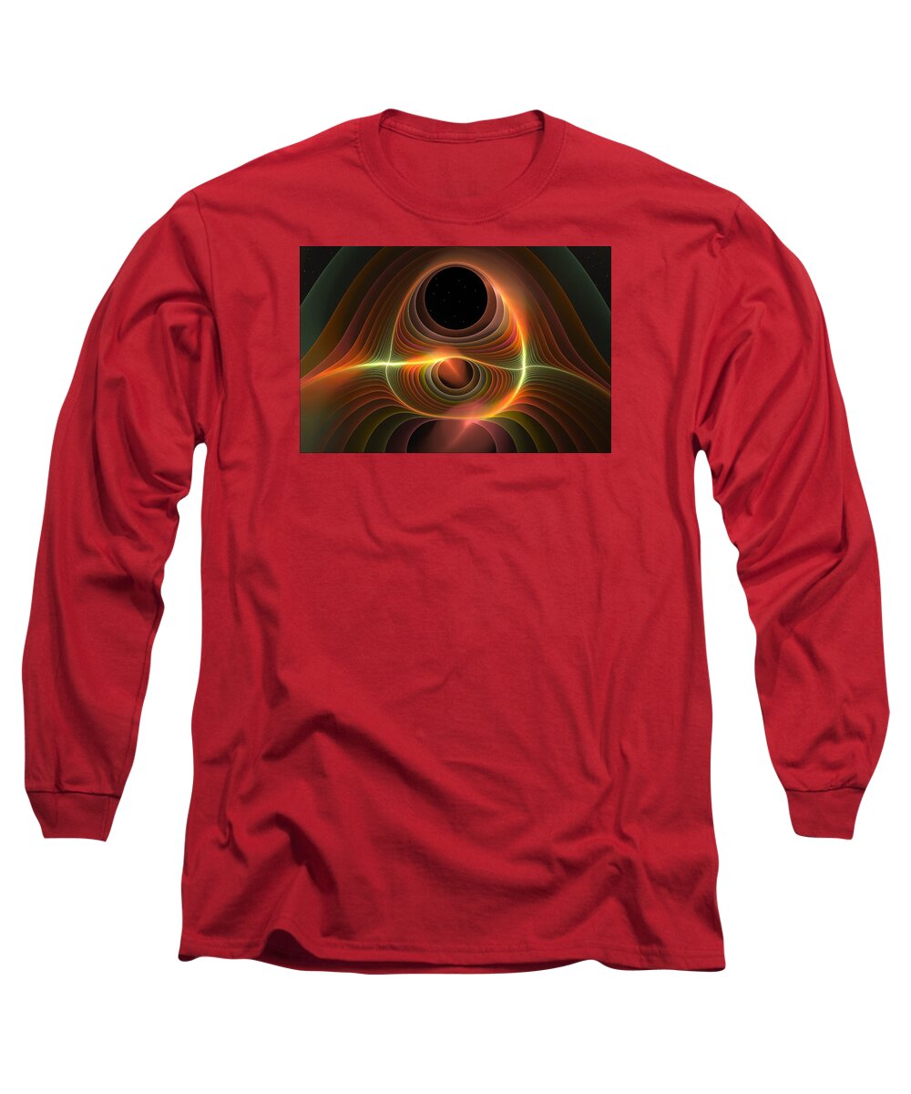 Space Long Sleeve T-Shirt featuring the digital art The Awakening by Doug Morgan
