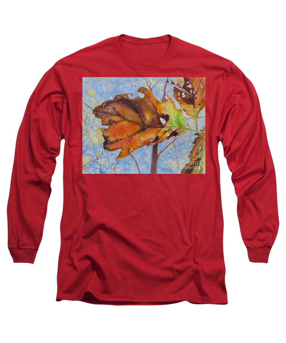 Fall Long Sleeve T-Shirt featuring the painting Changes by Pamela Clements