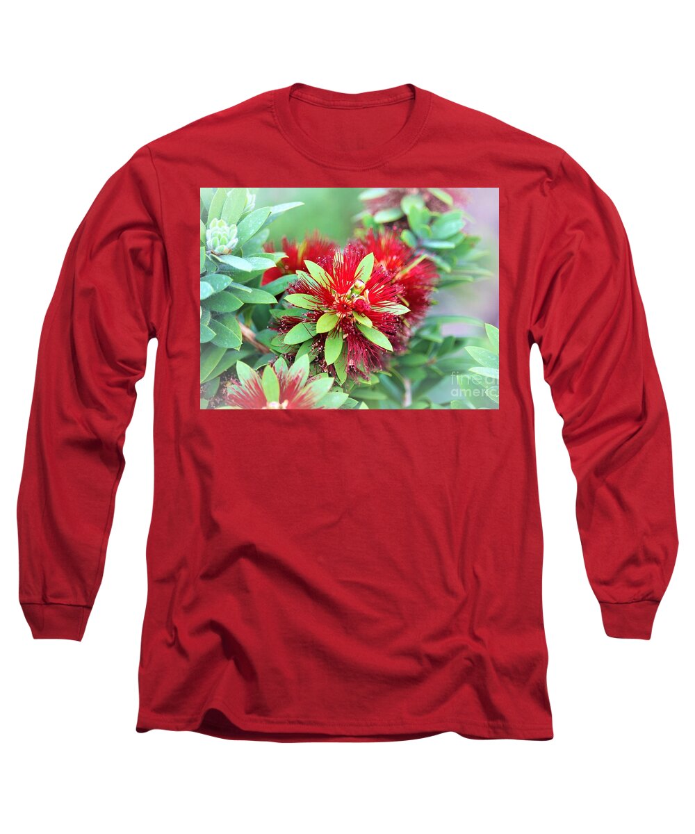 Flower Long Sleeve T-Shirt featuring the photograph The Ohia Lehua by Diann Fisher