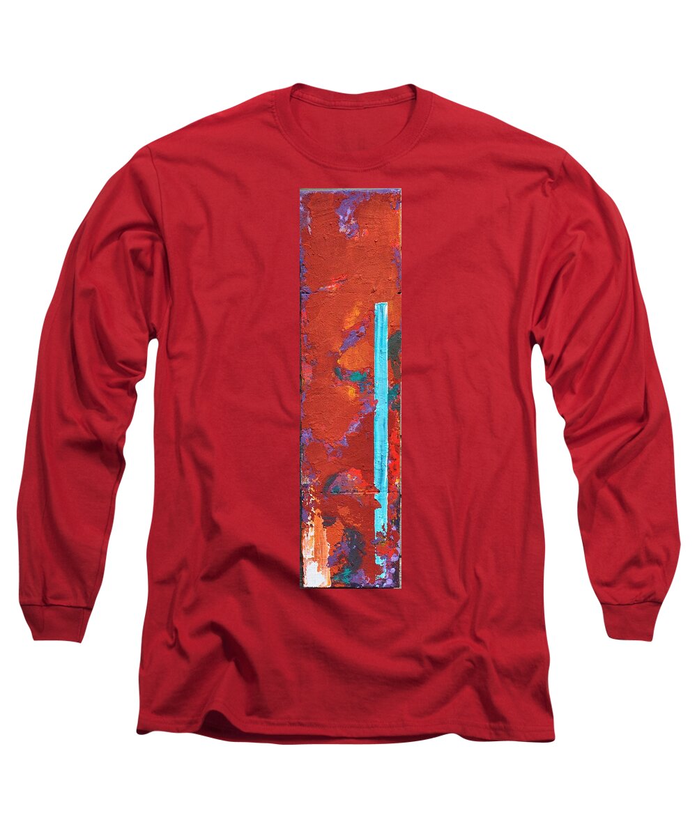 Sand-tile Long Sleeve T-Shirt featuring the painting Tranquilizer by Eduard Meinema