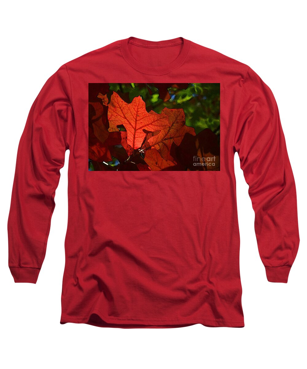 Abstract Long Sleeve T-Shirt featuring the photograph Transparence 22 by Jean Bernard Roussilhe