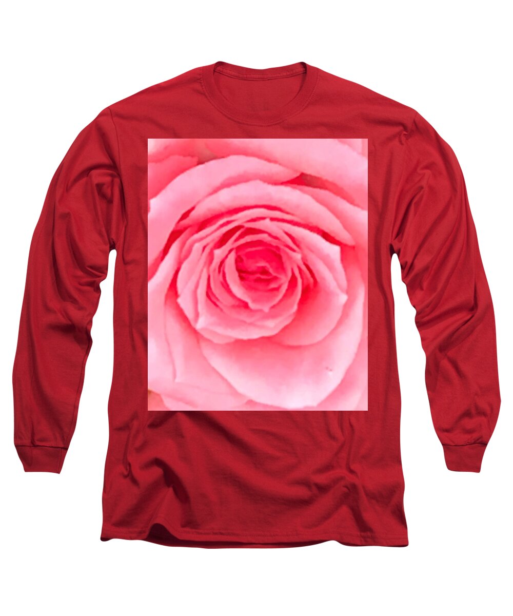 Rose Long Sleeve T-Shirt featuring the photograph Hypothese Rose by Tiesa Wesen