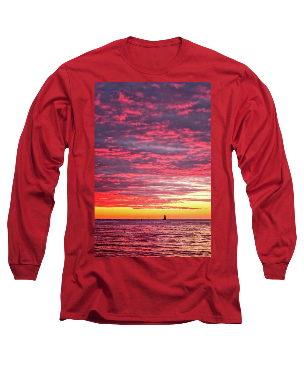 New Hampshire Long Sleeve T-Shirt featuring the photograph Let There Be Light by Jeff Sinon