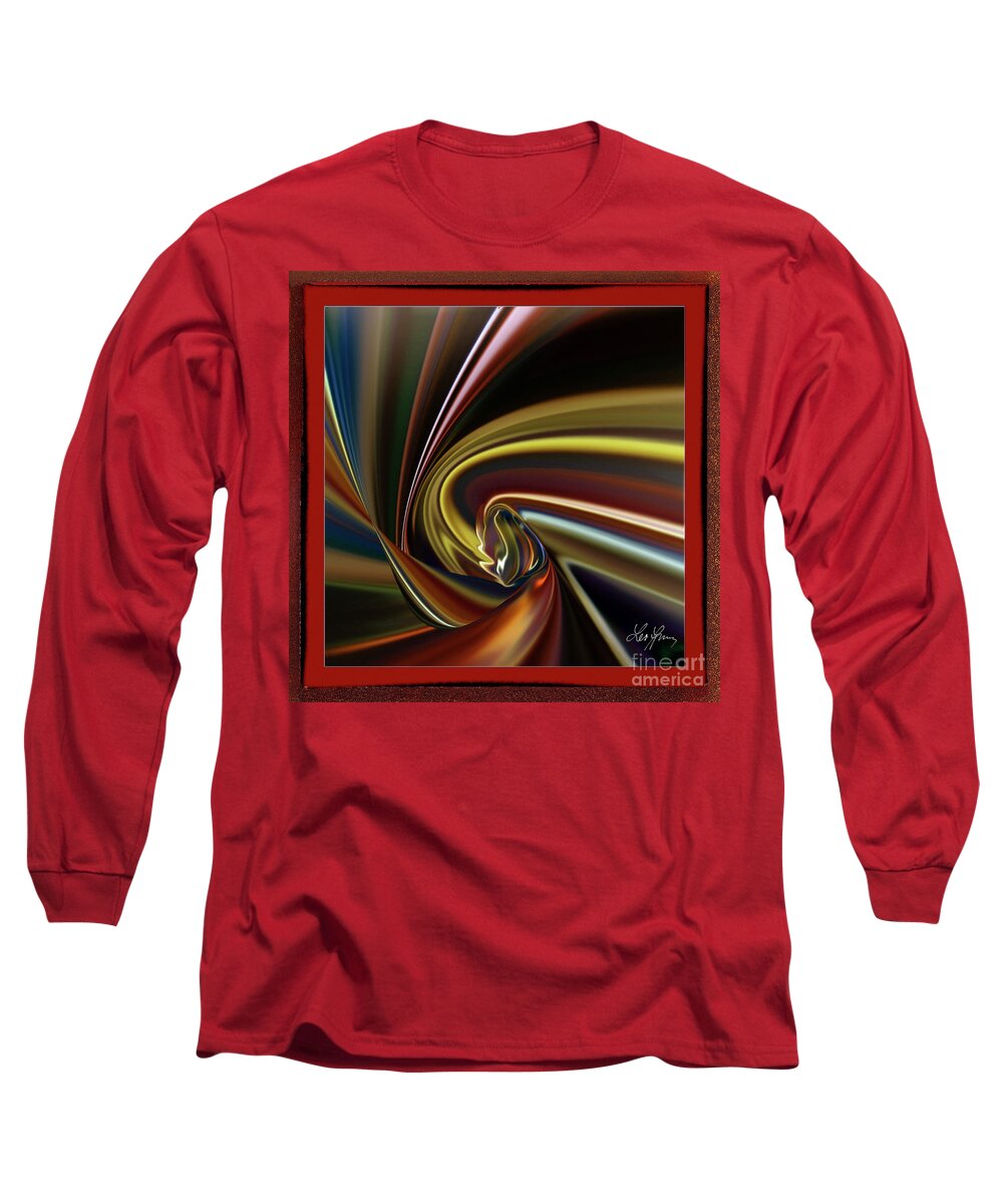 Note Long Sleeve T-Shirt featuring the digital art Note In The Diary Of Love by Leo Symon