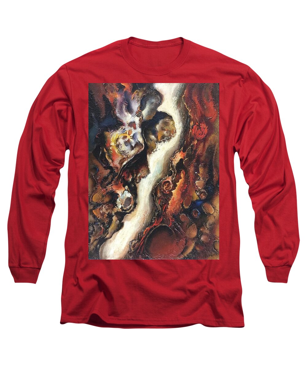 Ricardosart37 Long Sleeve T-Shirt featuring the painting Opening Night by Ricardo Penalver deceased