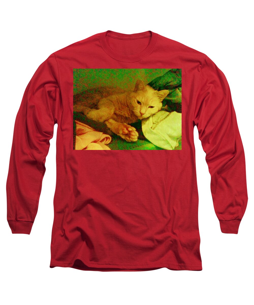 Photo Stream Long Sleeve T-Shirt featuring the photograph Thumper Foot by Debra Grace Addison