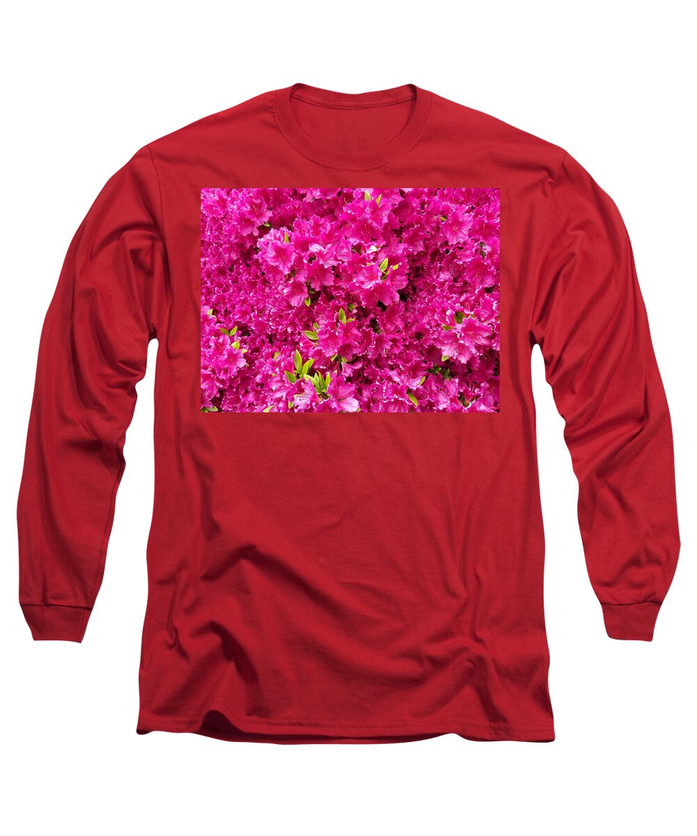 Azalea Long Sleeve T-Shirt featuring the photograph Azalea #1 by Gerry Bates