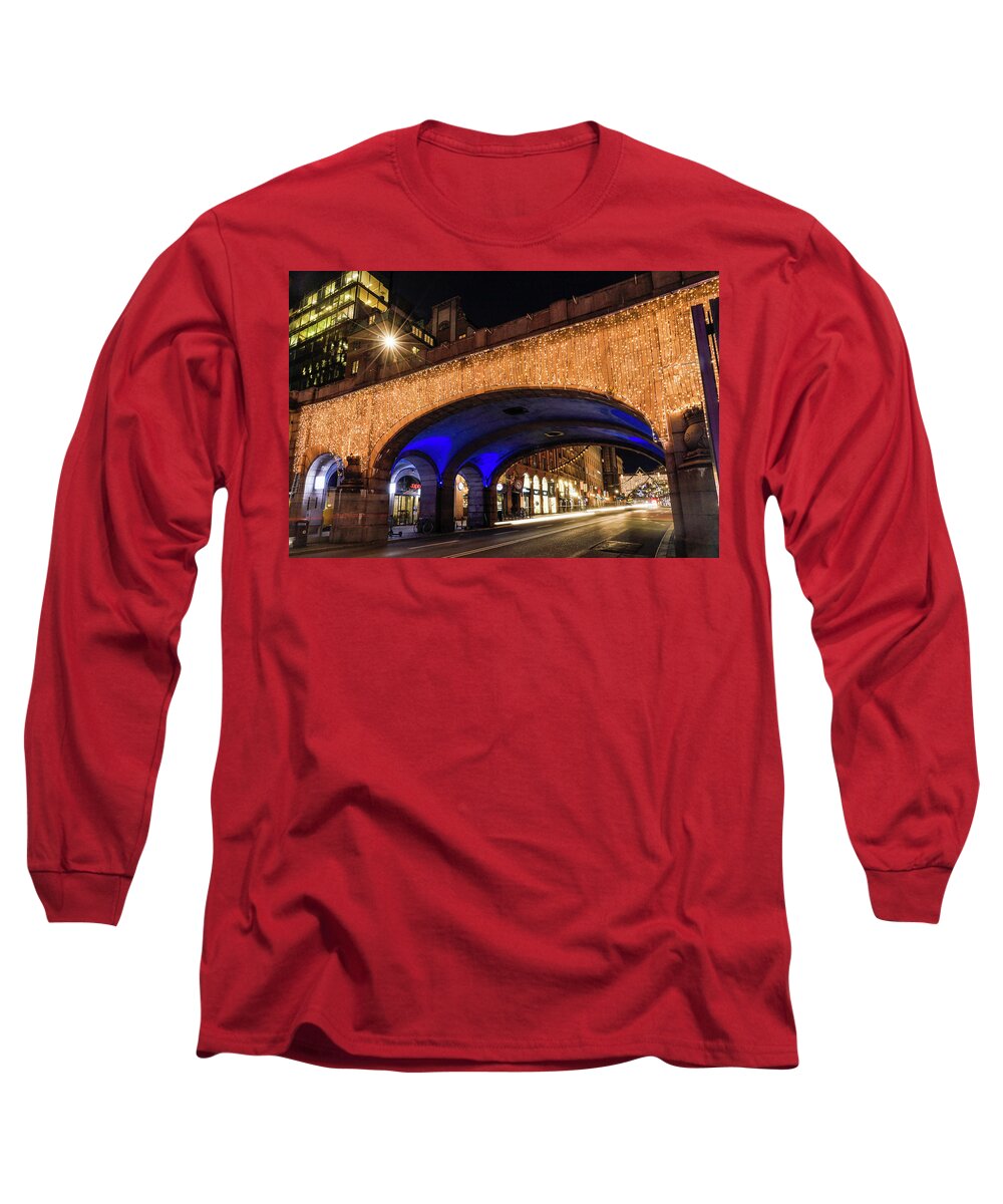Europe Long Sleeve T-Shirt featuring the photograph Stockholm night #3 by Alexander Farnsworth