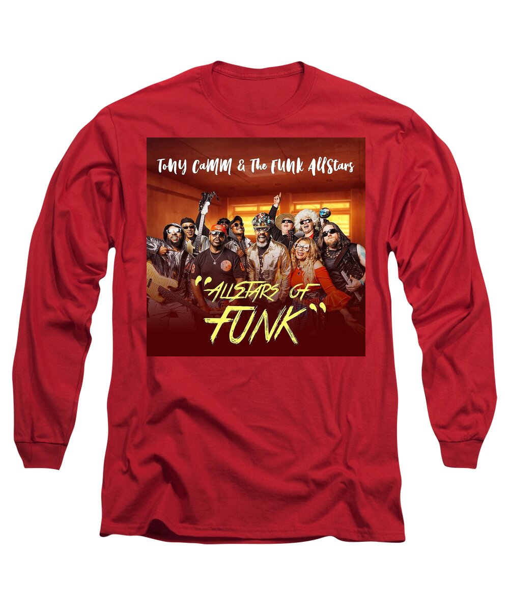 Long Sleeve T-Shirt featuring the digital art Allstars Of Funk by Tony Camm