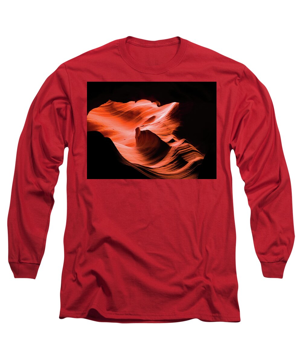 Antelope Canyon Long Sleeve T-Shirt featuring the photograph Antelope Canyon V by George Harth