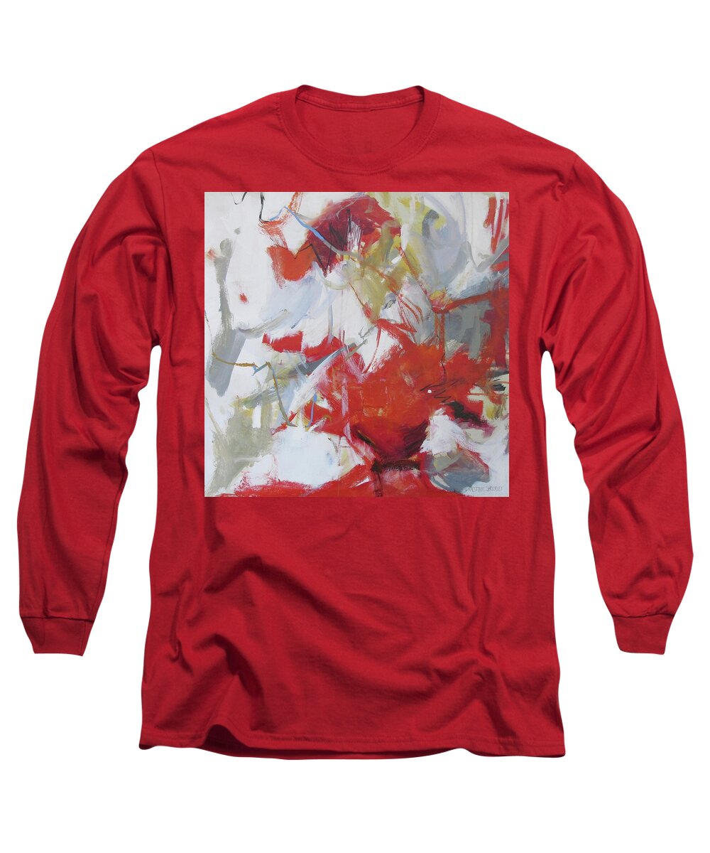 Band Day Long Sleeve T-Shirt featuring the painting Band Day by Chris Gholson