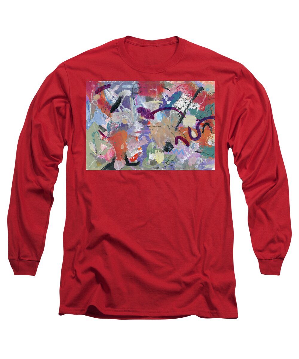 Bold Long Sleeve T-Shirt featuring the painting Behold by Jo-Anne Gazo-McKim