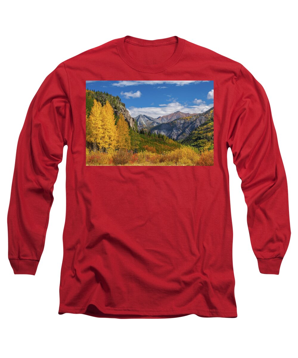 Fall Long Sleeve T-Shirt featuring the photograph Colorado's Carpet of Color by Darren White