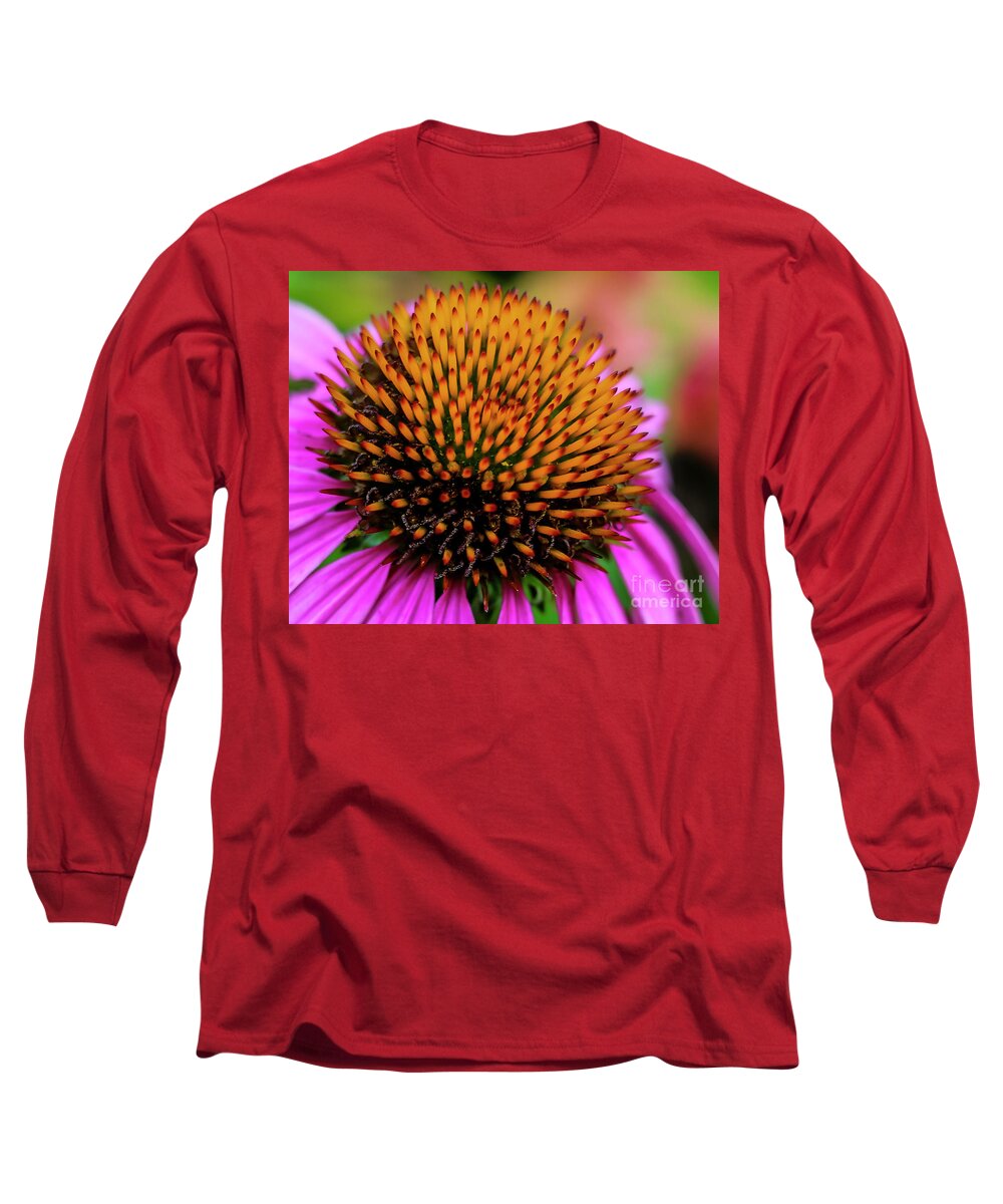 Flower Long Sleeve T-Shirt featuring the photograph Coneflower by Seth Betterly