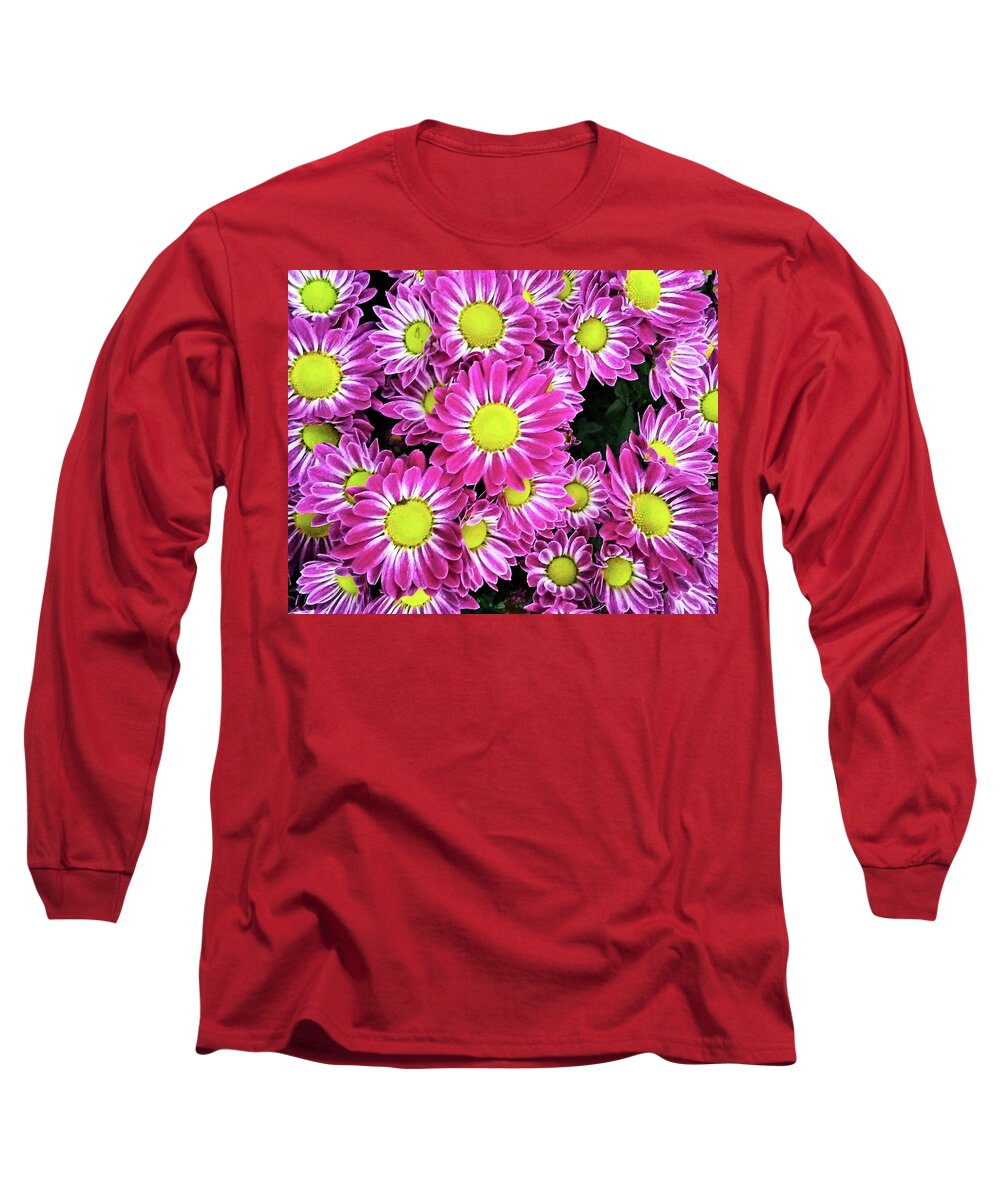 Daisies Long Sleeve T-Shirt featuring the photograph Daisies 2020 by Andrew Lawrence