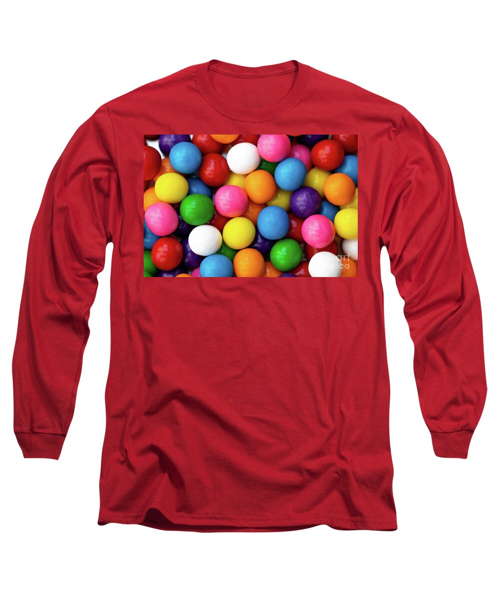 Gum Balls Long Sleeve T-Shirt featuring the photograph Gum Balls by Vivian Krug Cotton