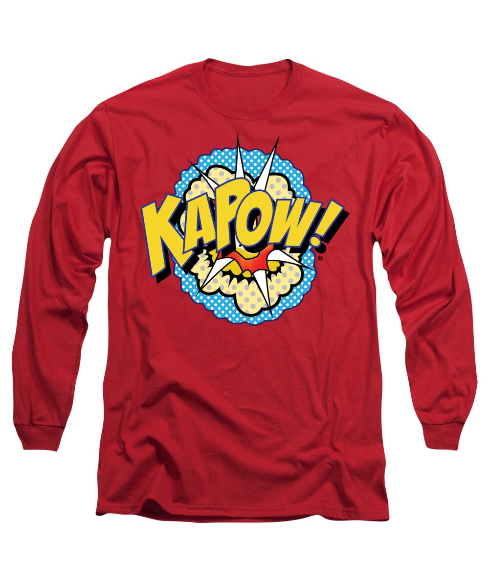 Digital Long Sleeve T-Shirt featuring the digital art KaPow 2 by Gary Grayson