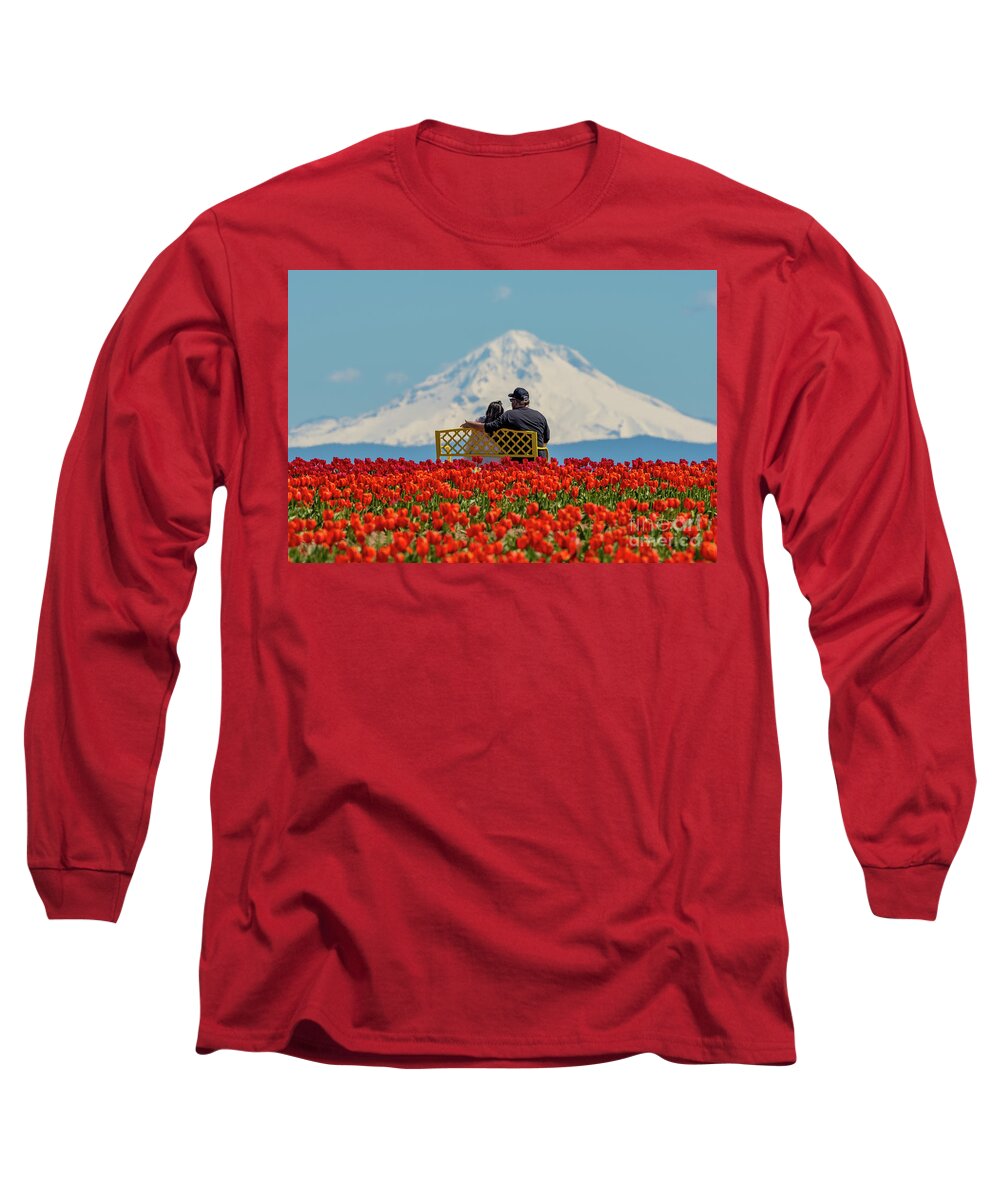 Mountain Long Sleeve T-Shirt featuring the photograph Lovely View by Nick Boren