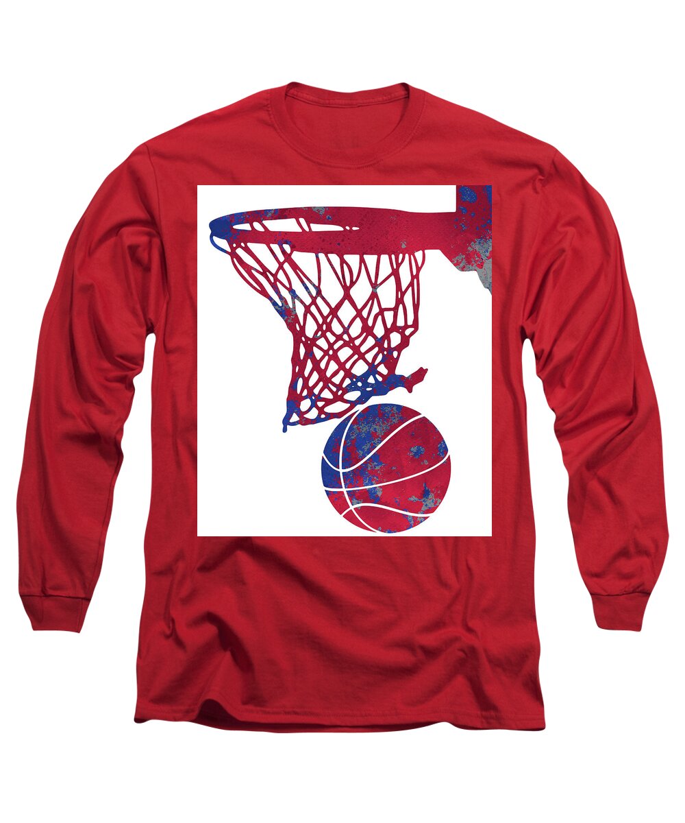Philadelphia 76ers Vintage Basketball Art Kids T-Shirt