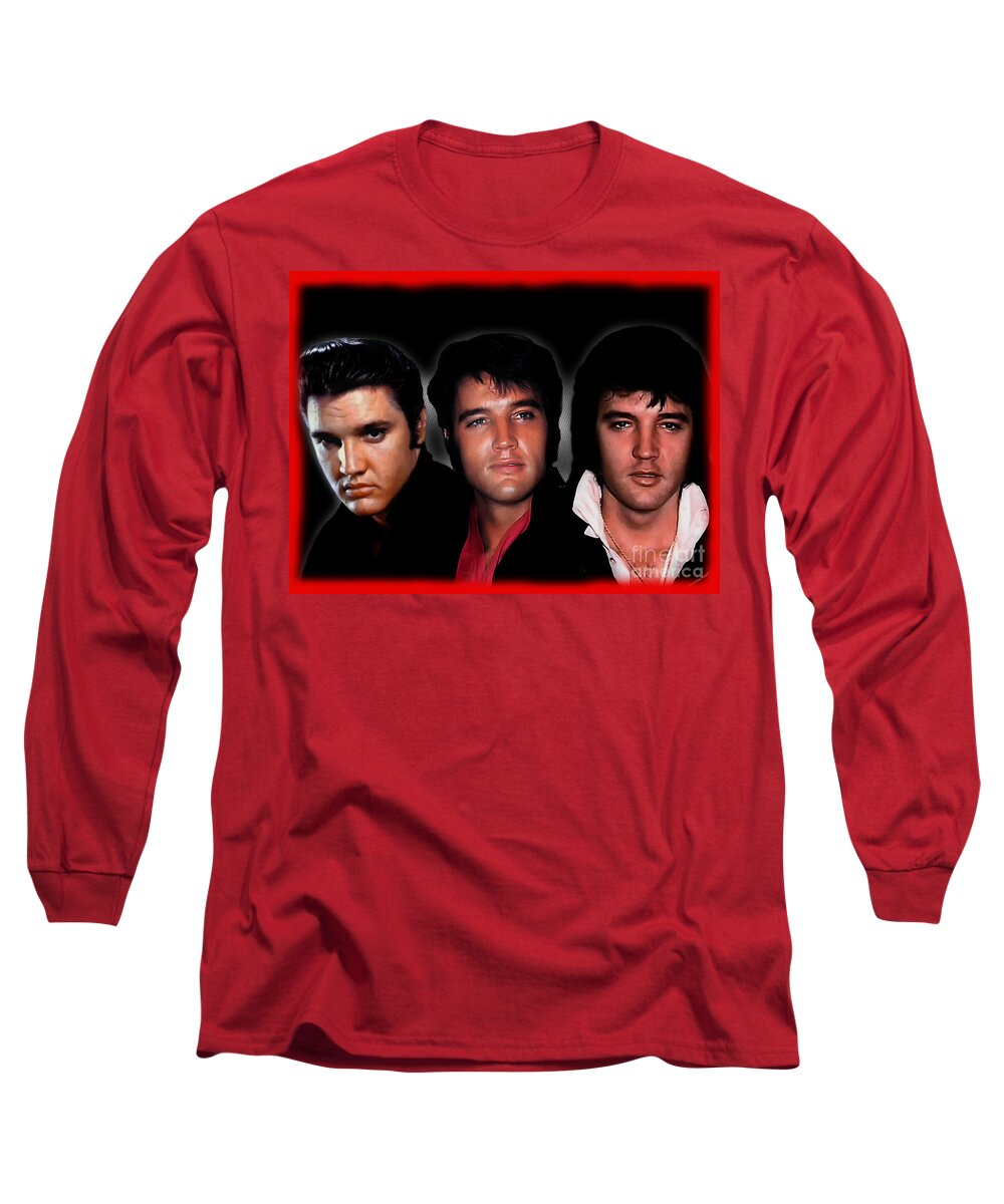 1934j Long Sleeve T-Shirt featuring the photograph The King Rocks On XC by Al Bourassa