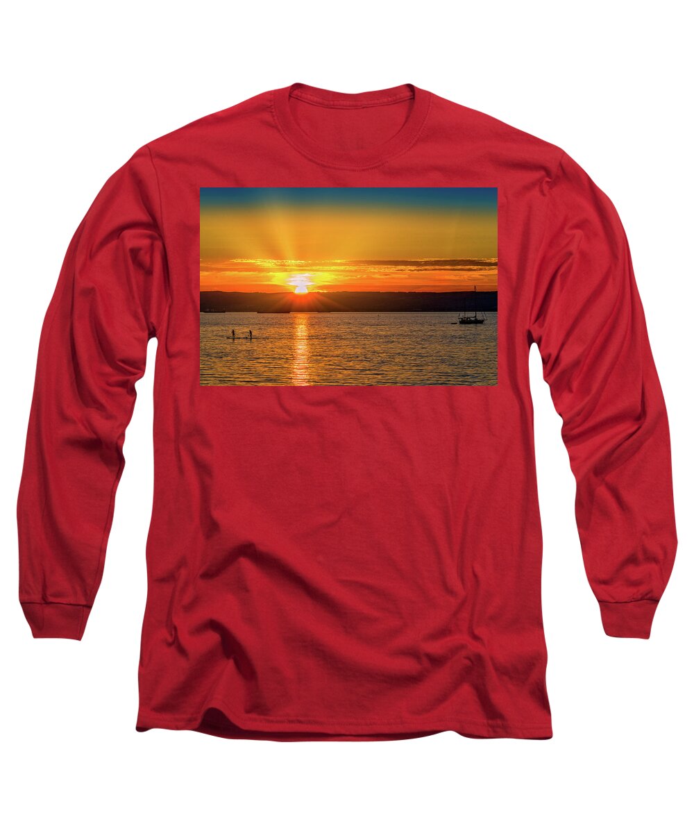 Ireland Long Sleeve T-Shirt featuring the photograph Tranquility Bay by Martyn Boyd