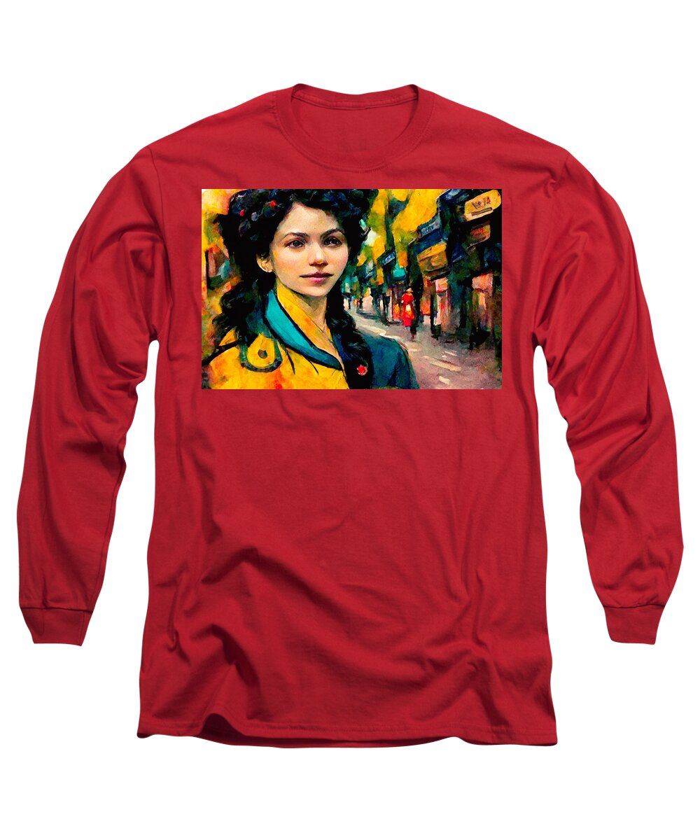 Vincent Van Gogh Long Sleeve T-Shirt featuring the digital art Van Gogh #11 by Craig Boehman