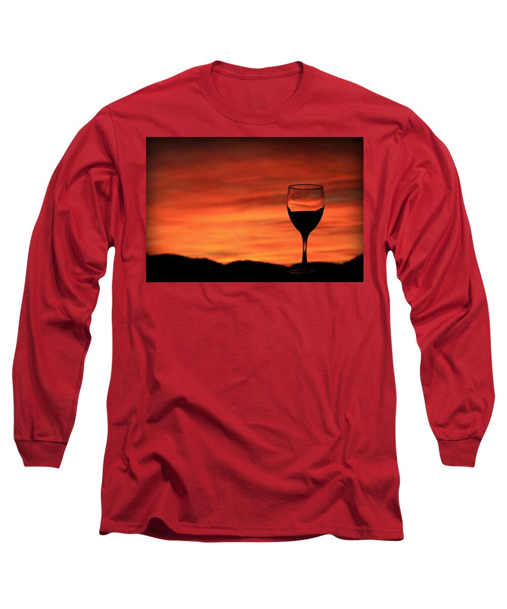 Westwing Sundowner Long Sleeve T-Shirt featuring the photograph Westwing Sundowner by Gene Taylor