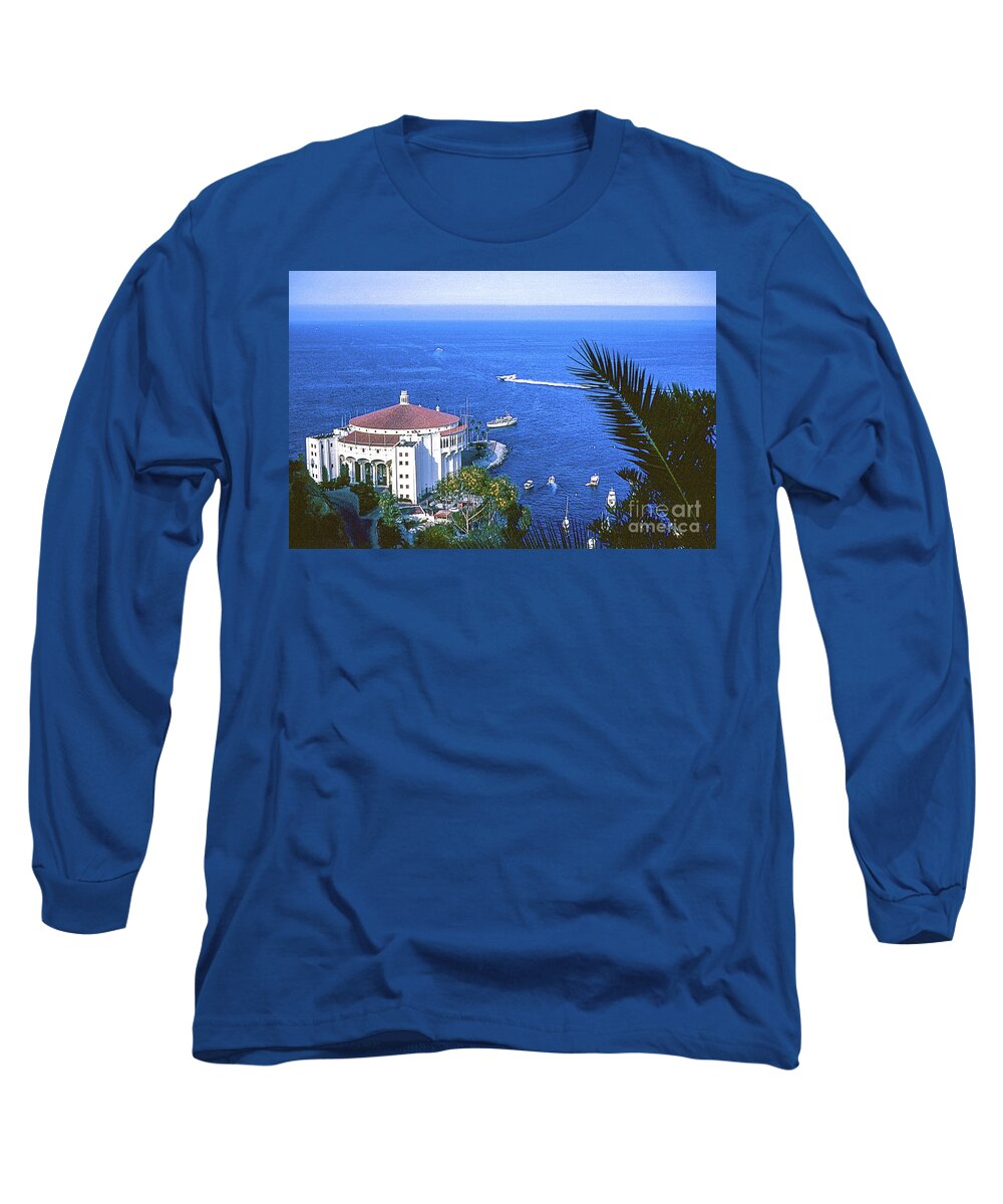 Catalina Island. Avalon Bay. Long Sleeve T-Shirt featuring the photograph Catalina Island. 1960. Avalon Bay. by Robert Birkenes