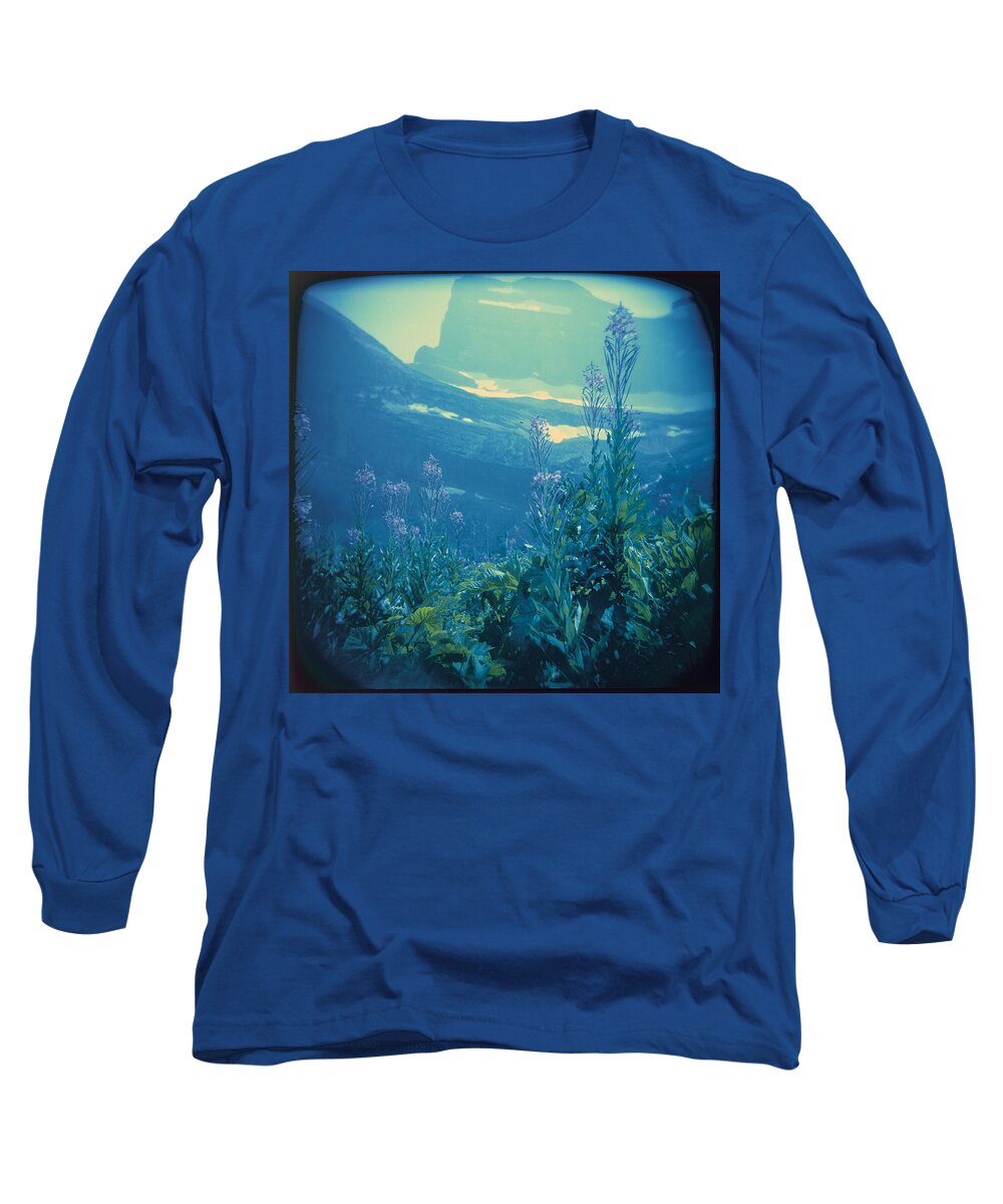 Aquarium Long Sleeve T-Shirt featuring the photograph Aquarium Mountain by Carol Whaley Addassi
