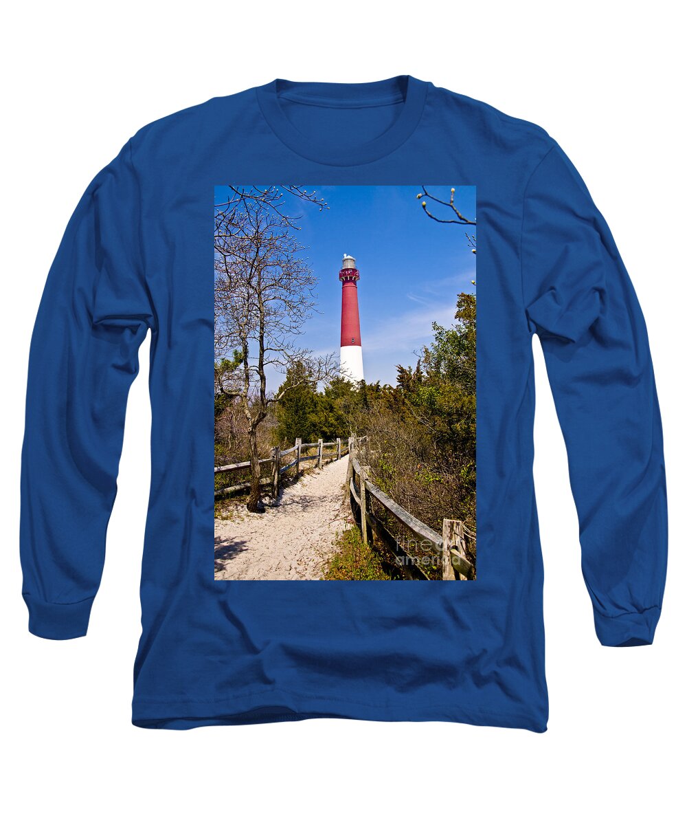 Lighthouses Long Sleeve T-Shirt featuring the photograph Barnegat Lighthouse II by Anthony Sacco