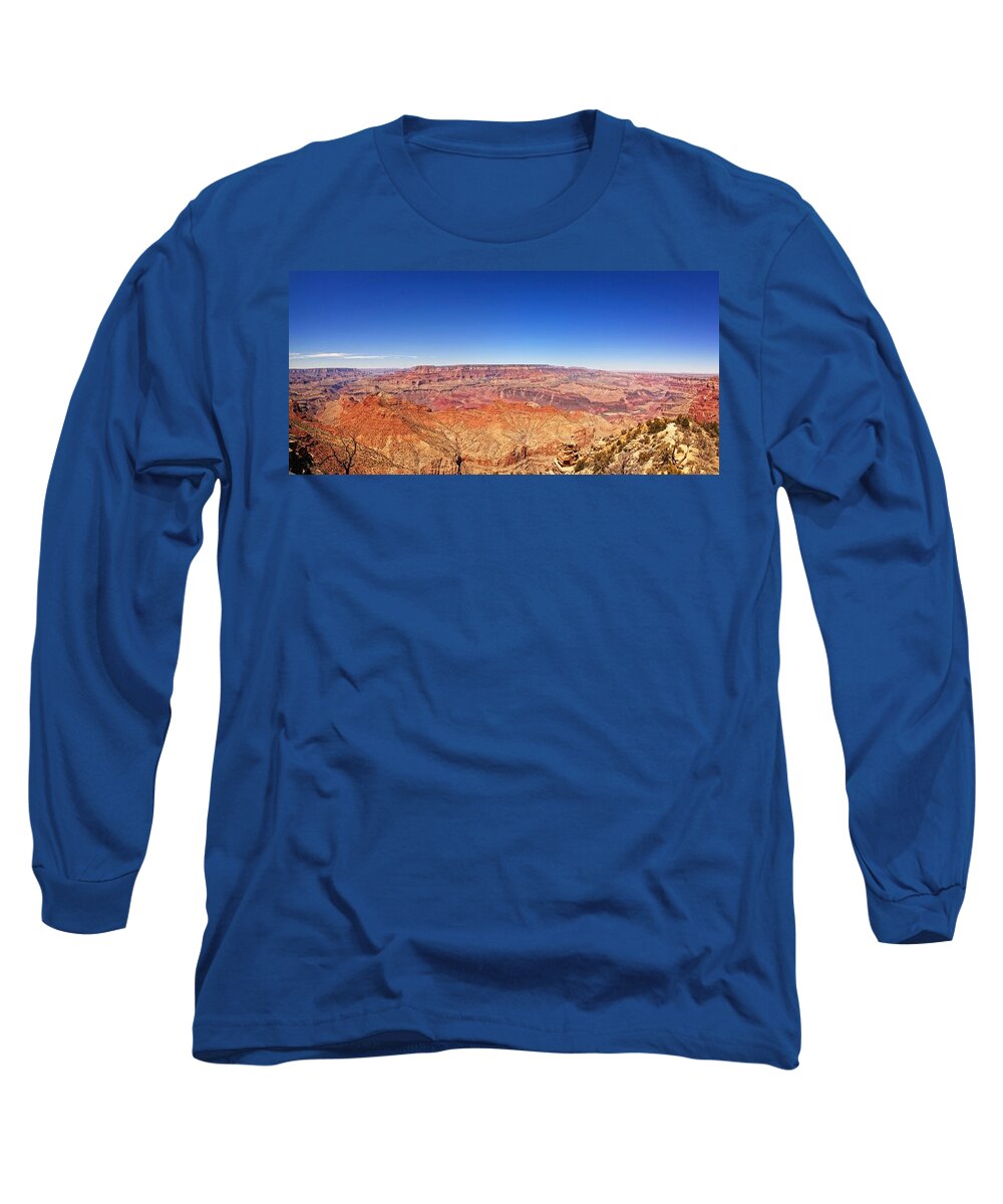 Canyon Long Sleeve T-Shirt featuring the photograph Canyon View by Dave Files