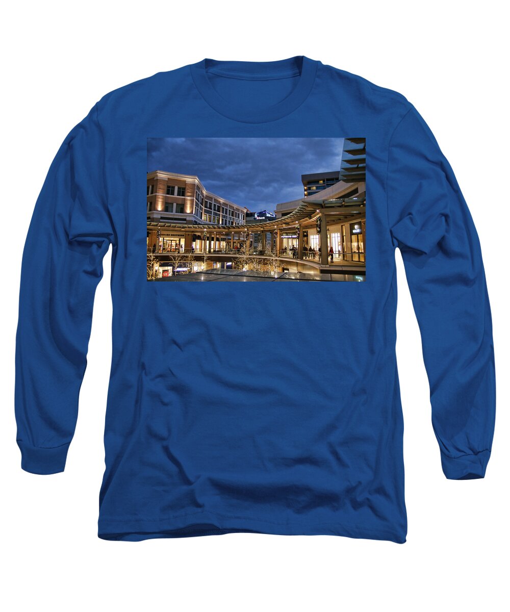 City Creek Long Sleeve T-Shirt featuring the photograph City Creek by Ely Arsha