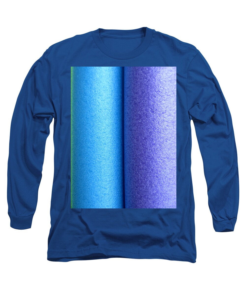 Color Long Sleeve T-Shirt featuring the photograph Colorscape Tubes C by Ashley Goforth