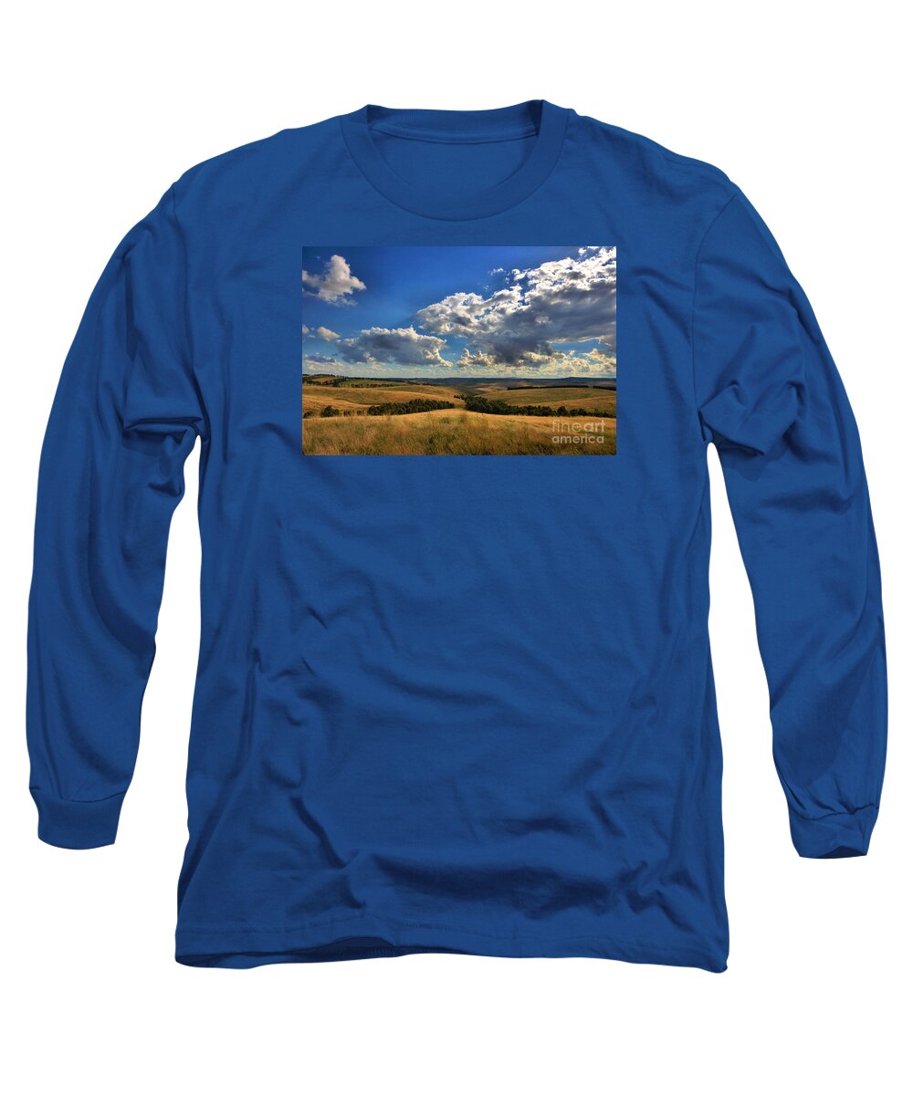 Donny Brook Hills Long Sleeve T-Shirt featuring the photograph Donny Brook Hills by Joy Watson