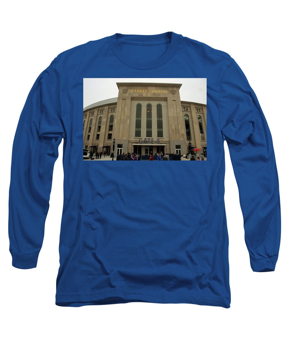 Yankee Stadium Long Sleeve T-Shirt featuring the photograph Gate 4 by John Schneider