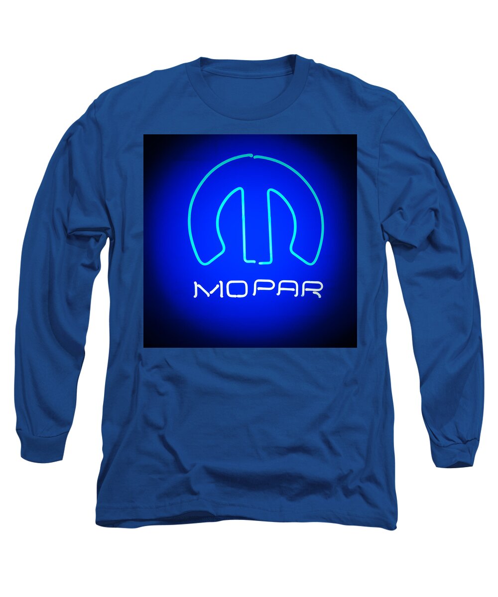 Mopar Neon Sign Long Sleeve T-Shirt