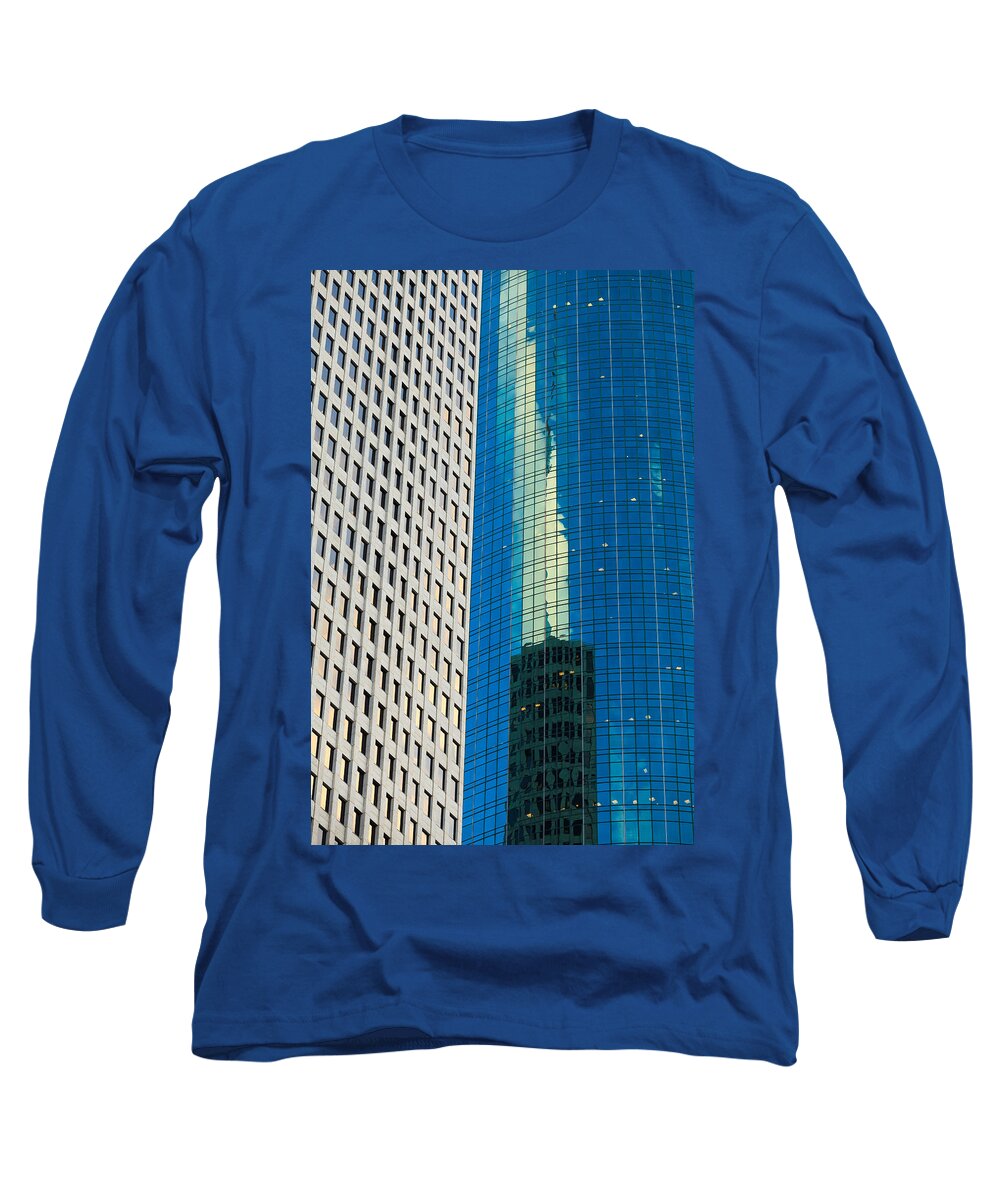 Architecture Long Sleeve T-Shirt featuring the photograph Side by Side by Raul Rodriguez