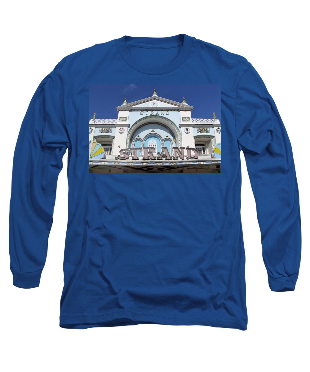 Vintage Long Sleeve T-Shirt featuring the photograph The Strand Key West by Bob Slitzan