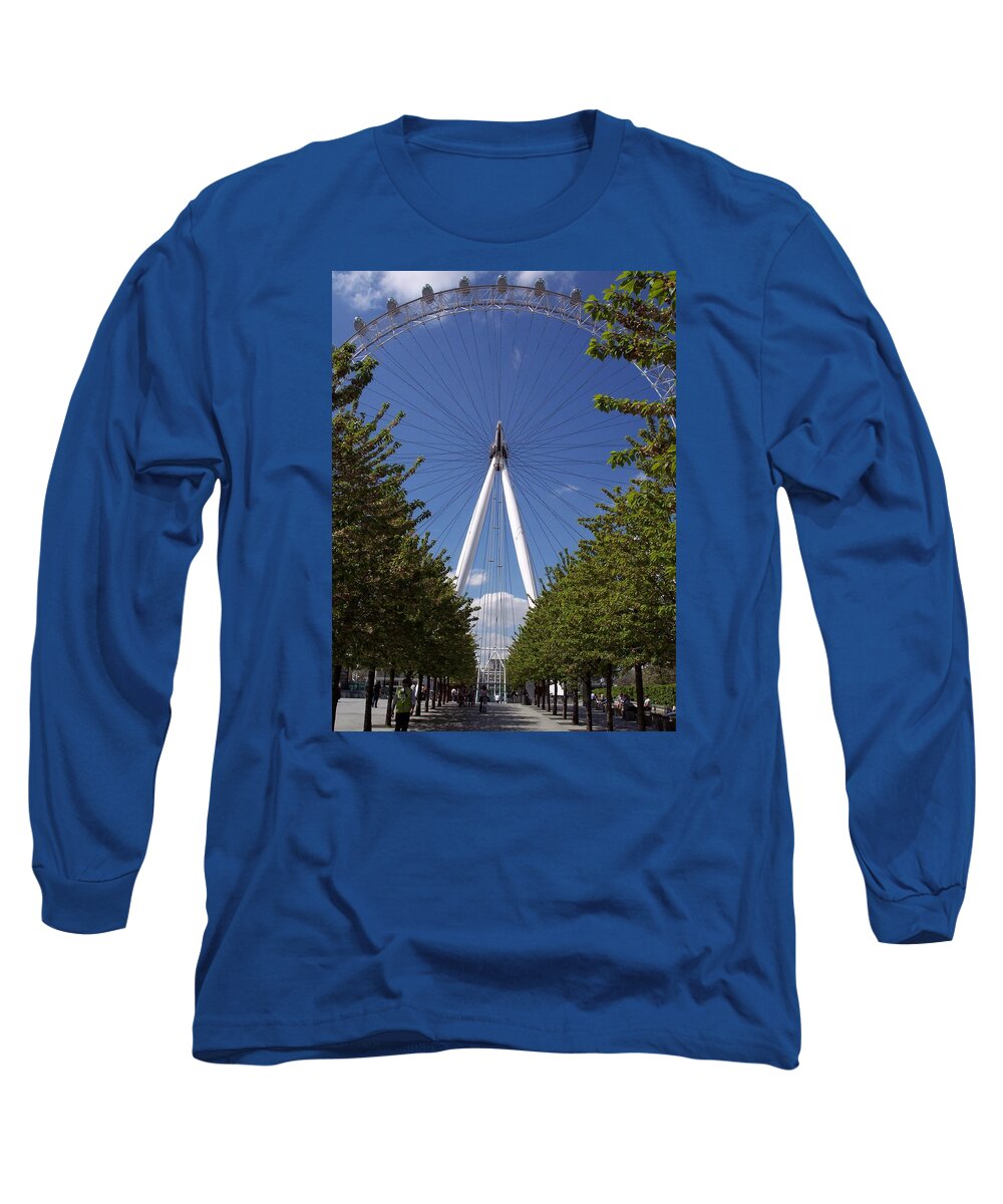 London Eye Long Sleeve T-Shirt featuring the photograph The London Eye #2 by Marlene Challis