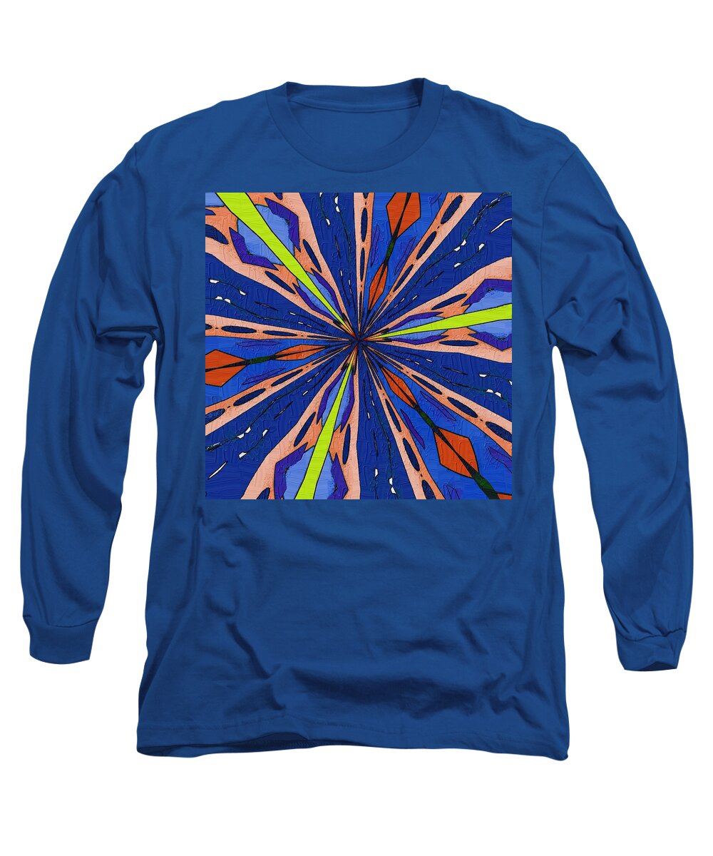 Passage Long Sleeve T-Shirt featuring the digital art Portal to the Past by Alec Drake