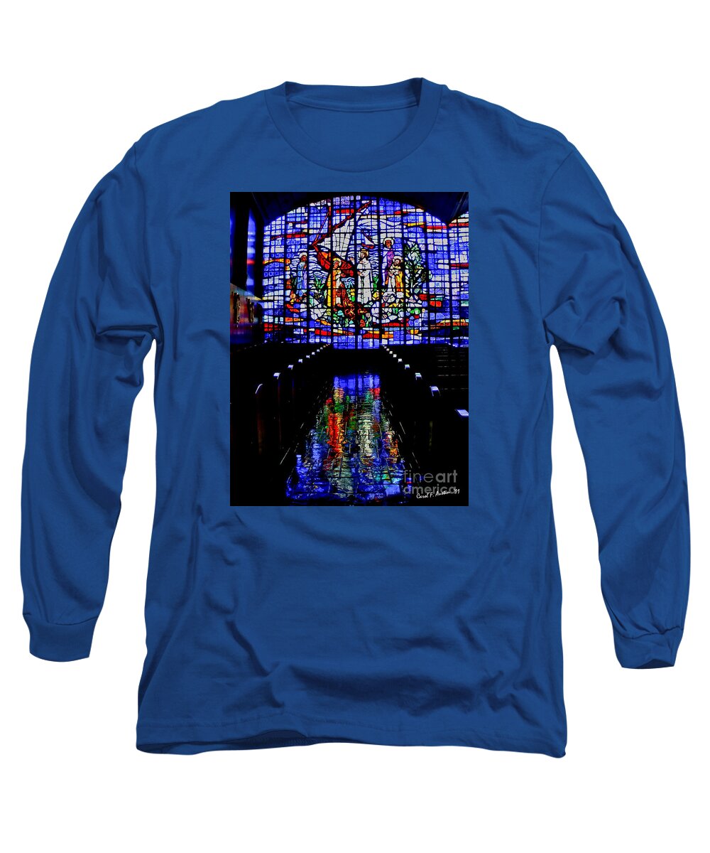 Church Long Sleeve T-Shirt featuring the photograph House of GOD - Spiritual Awakening by Carol F Austin